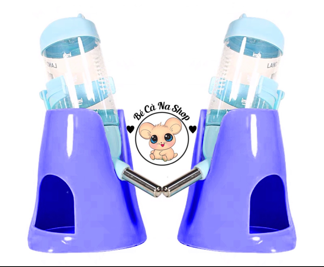 Đế bình nước cho hamster có lỗ chui