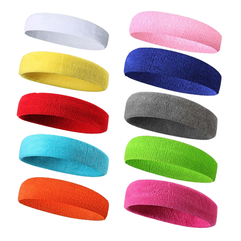 1 Nữ/Nam Đầu Thể Thao Tập Yoga Co Giãn Mồ Hôi Thấm Mồ Hôi Tóc Độ Đàn Hồi Đầu Mũ Thể Thao An Toàn Color: Pink