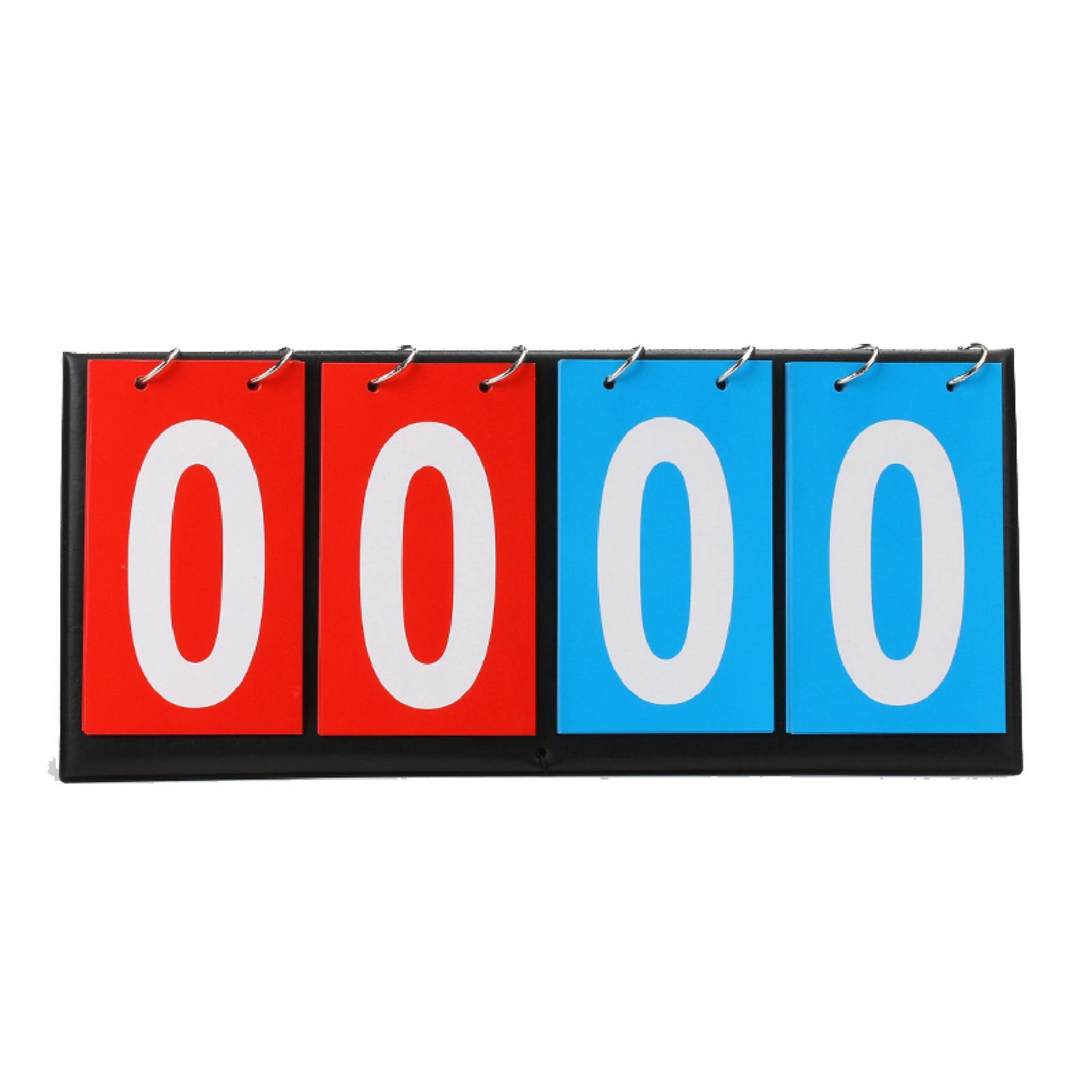 Portable Score Keeper Tabletop Scoreboard for Basketball Outdoor Sports