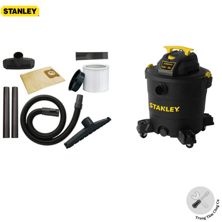 Ống nối cứng hút bụi Stanley 19-1200A phụ kiện máy hút bụi Stanley model SL19117, SL19417-8A, SL19199P, SL19156, SL19403PE-8A Dewalt : DXV15T, DXV23P, DXV25S, DXV30S, DXV34P và DXV38S - Hàng chính hãng