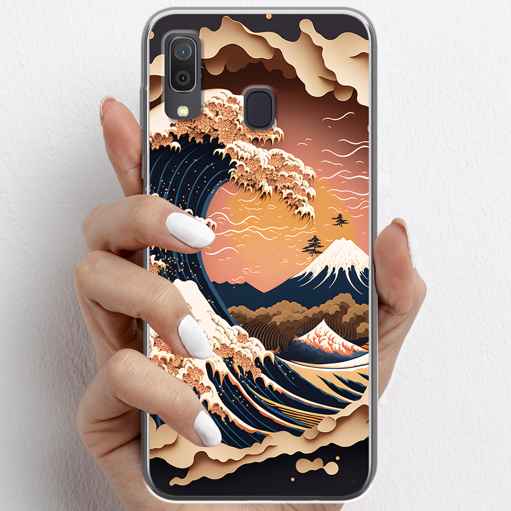 Ốp lưng cho Samsung Galaxy A30, Samsung Galaxy A31 nhựa TPU mẫu Sóng biển
