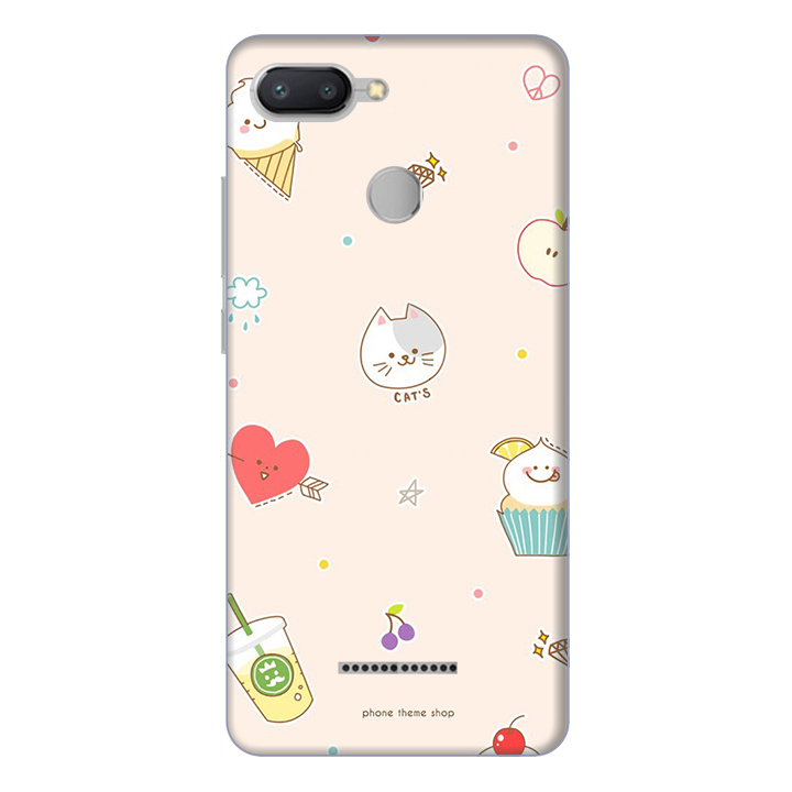 Ốp lưng điện thoại Xiaomi Redmi 6 hình Mèo Con