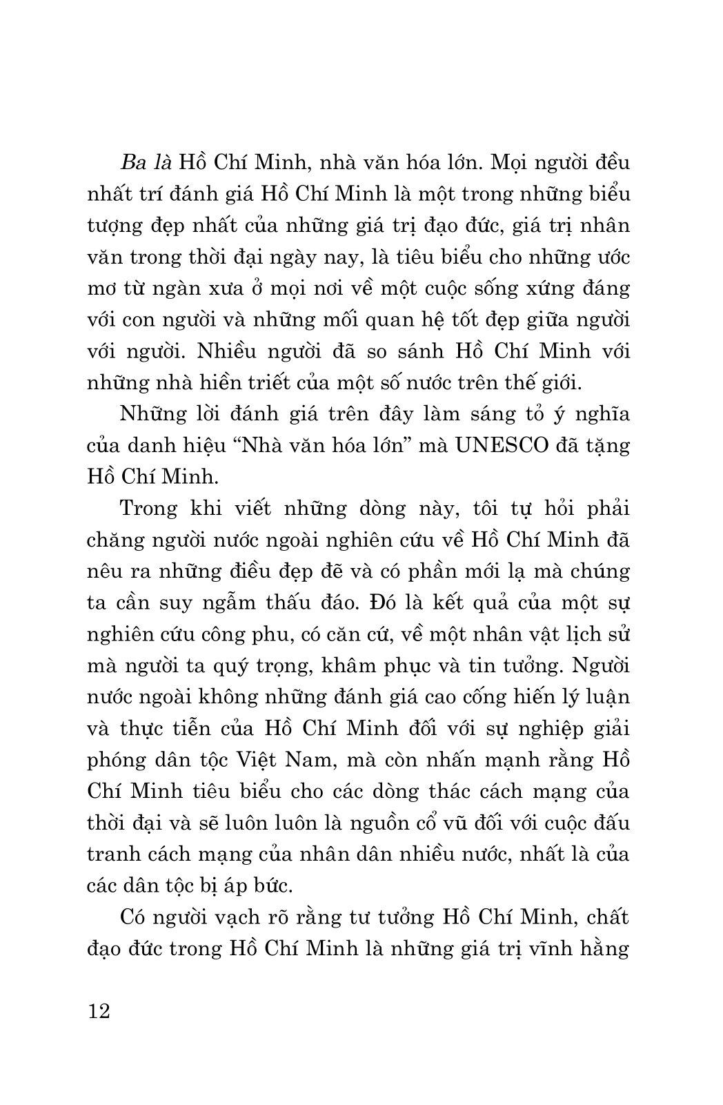 Hồ Chí Minh - Quá Khứ, Hiện Tại Và Tương Lai