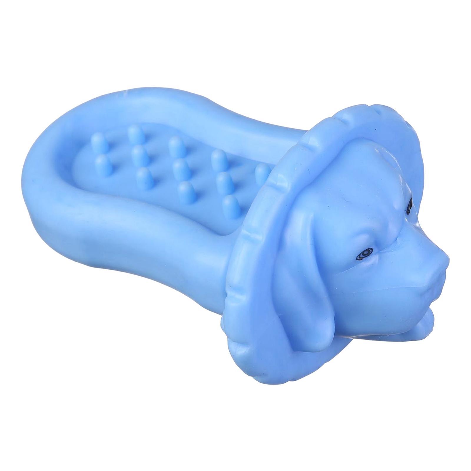 Dog Slow Feeder Bowl Toy Mat Small Large Breed Blue