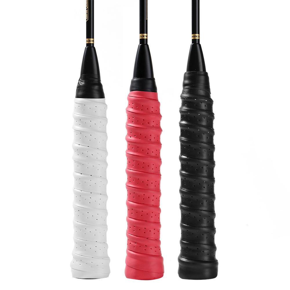 Badminton Rordet Grip Dây đeo chống trượt mồ hôi hấp thụ vợt Tay cầm nắp câu cá nhảy dây buộc dây đeo băng keo thể thao Color: Black