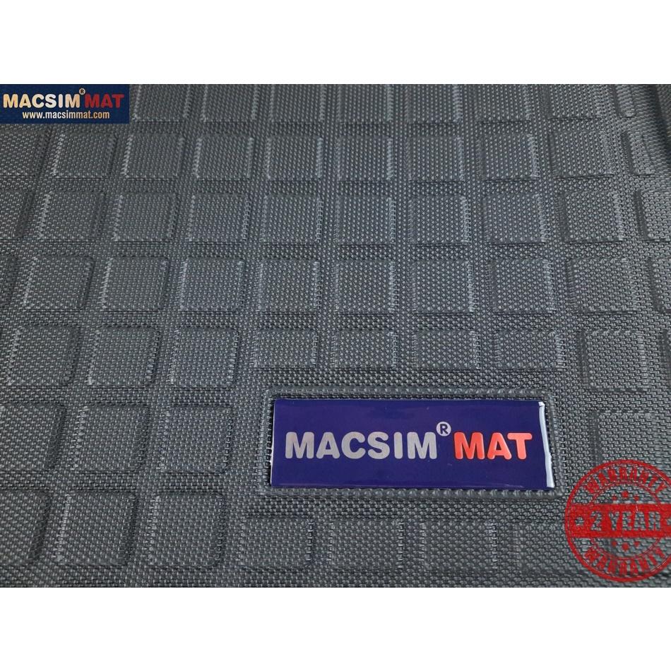 Thảm lót cốp xe ô tô Mercedes GLK 2012-2015 nhãn hiệu Macsim chất liệu TPV cao cấp màu đen