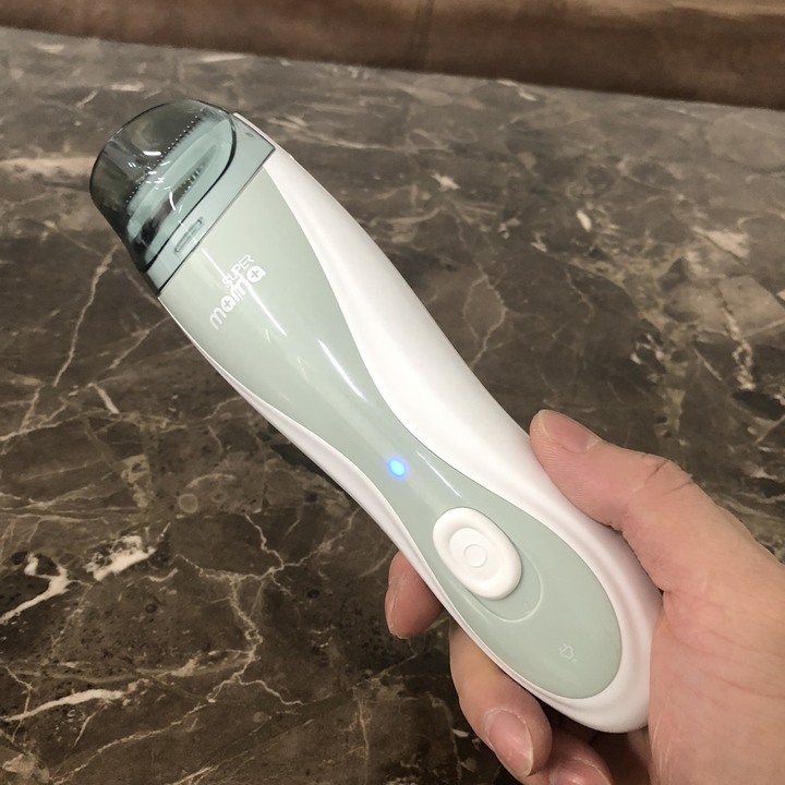 Tông đơ cắt tóc cho bé nhãn hiệu Super Mama SM3689 lưỡi ceraramic cao cấp - Hàng Nhập Khẩu