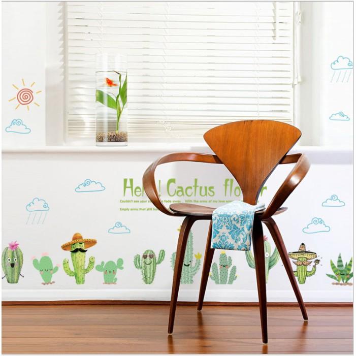 Decal dán tường trang trí - HELLO XƯƠNG RỒNG