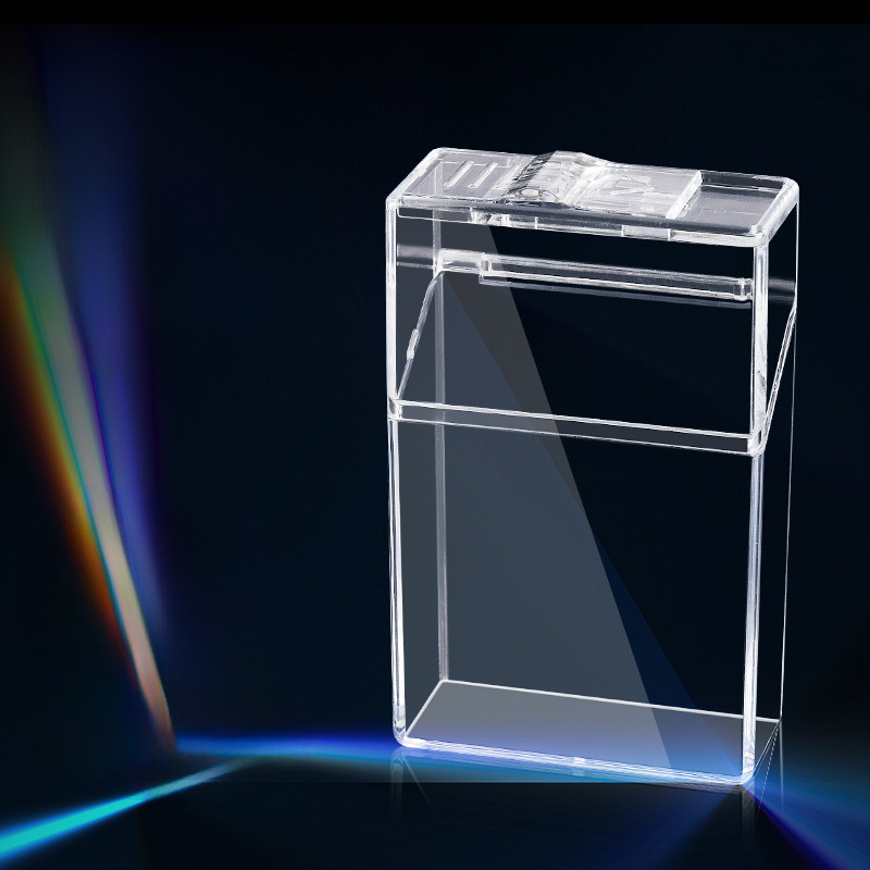 Hộp Đựng Thuốc 20 Điếu Lớn Ngắn Trong Suốt