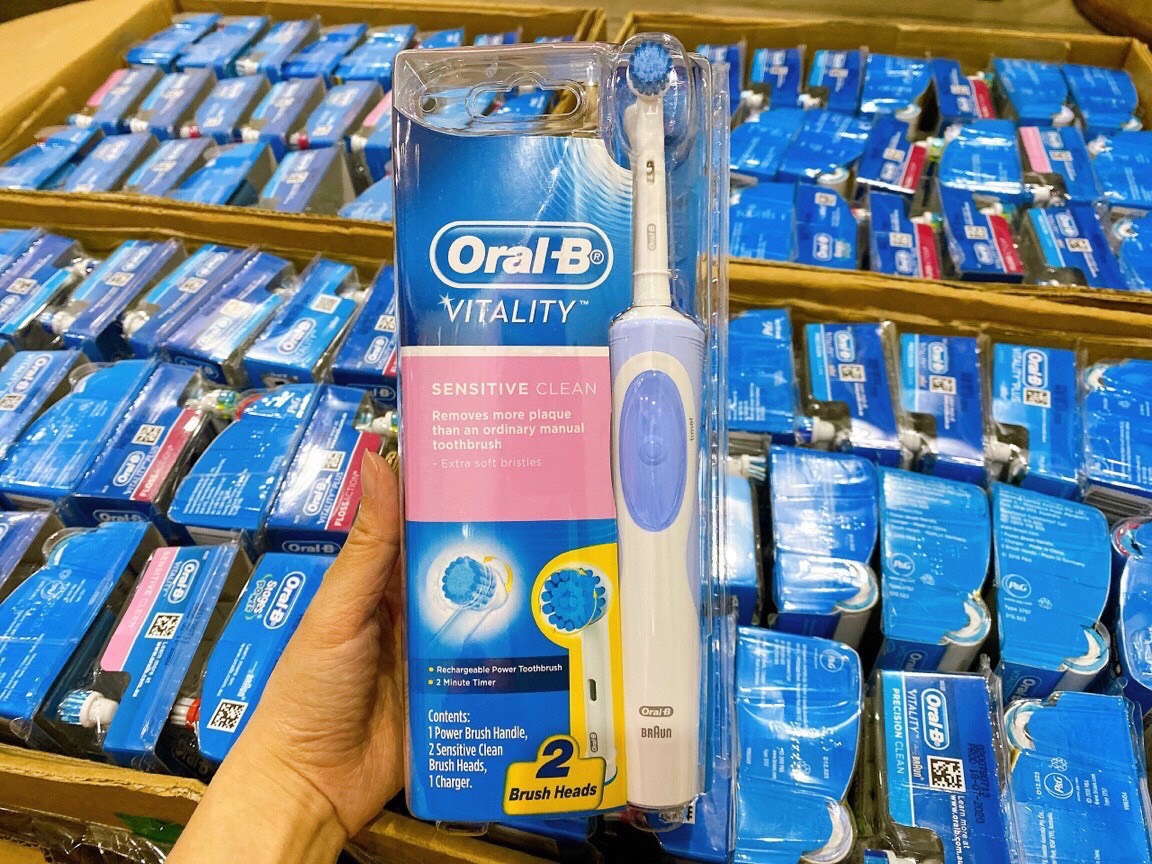 Bàn Chải Đánh Răng Điện Oral-B Vitality - Nhiều loại đầu