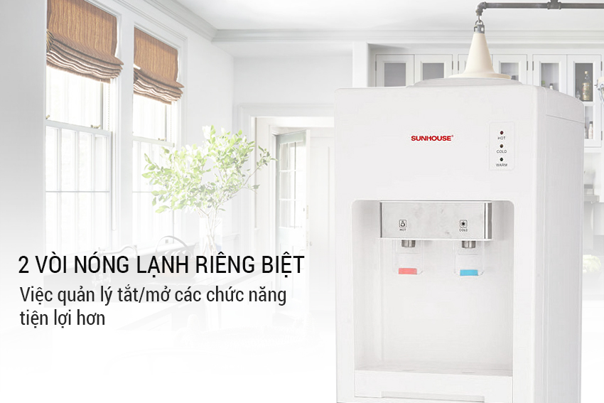 Cây Nước Nóng Lạnh Sunhouse SHD9602 - Hàng chính hãng