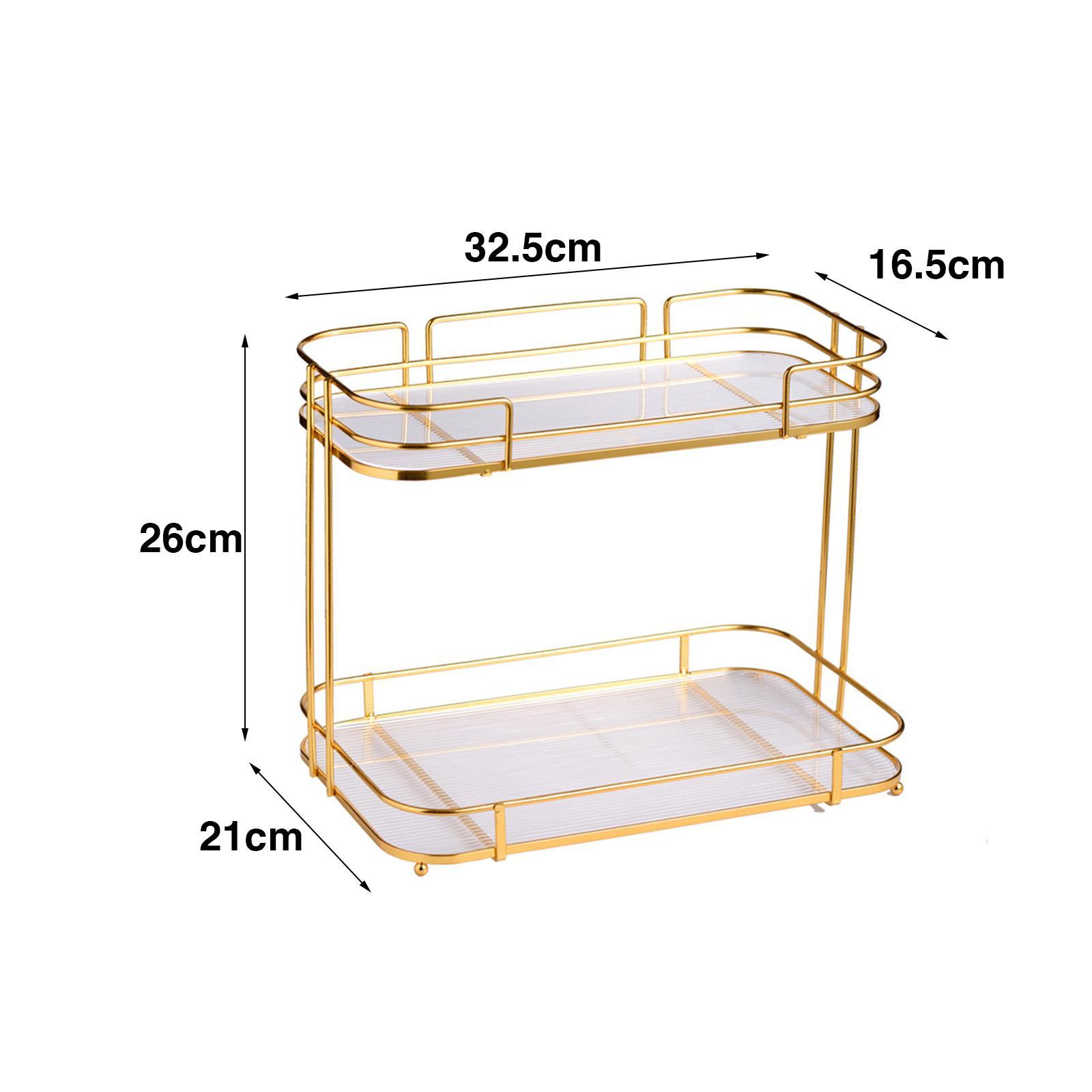 Countertop Organizer Multifunction Storage Shelf for Office Kitchen Tabletop