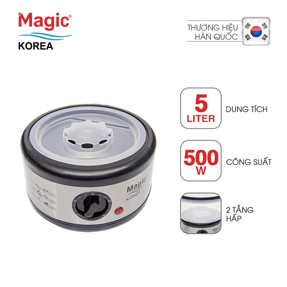Hình ảnh Máy Hấp Thực Phẩm Magic Korea A64 (5.0 Lít) - Hàng chính hãng