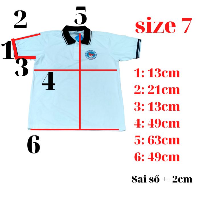 Áo thể dục học sinh trung học phổ thông chất liệu vải cotton thoáng mát thấm hút mồ hôi tốt
