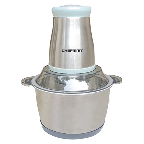 Máy Xay Thịt Cá Đa Năng Chefman 4 Lưỡi Dung Tích 2 Lít Cối Inox 304 Công Suất 300W - Hàng Chính Hãng