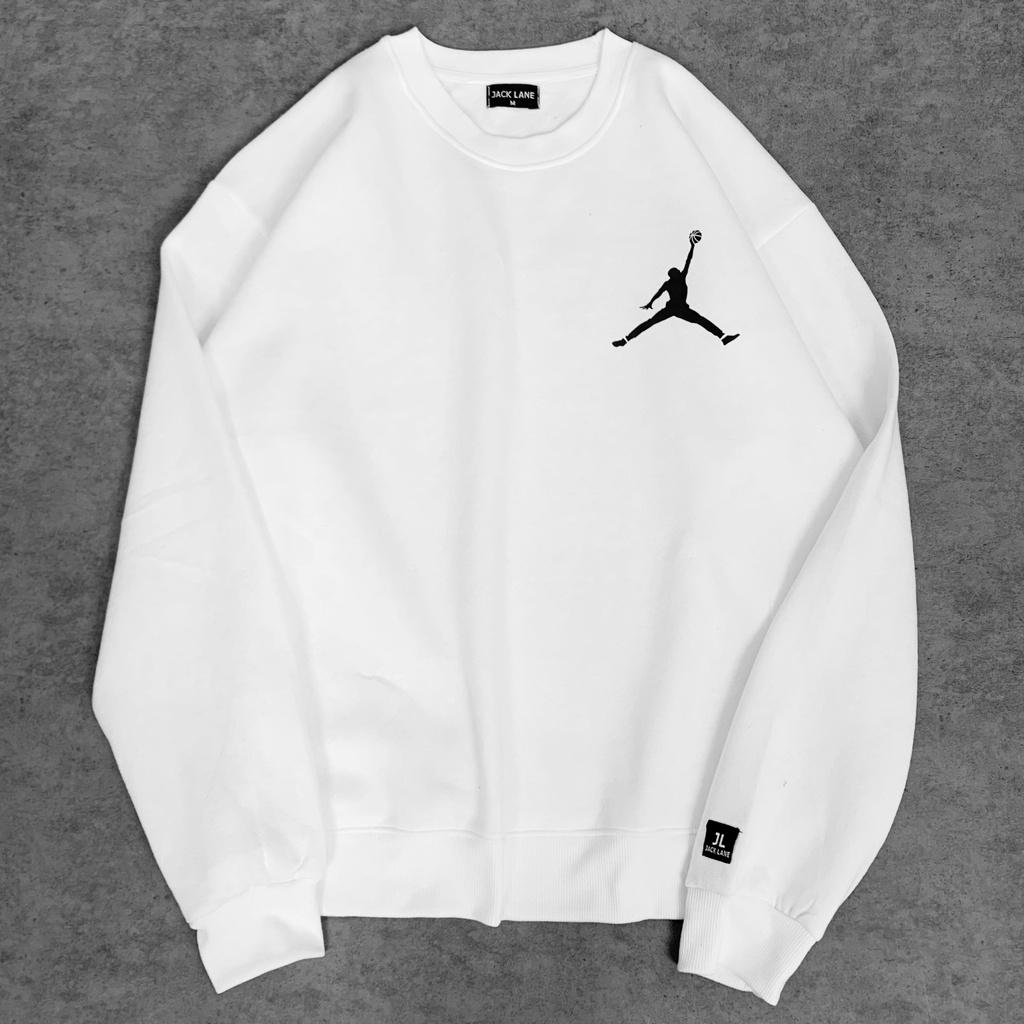 Áo Sweater Oversize JumpMan, JACKLANE, Áo nỉ dài tay Unisex Jack Lane