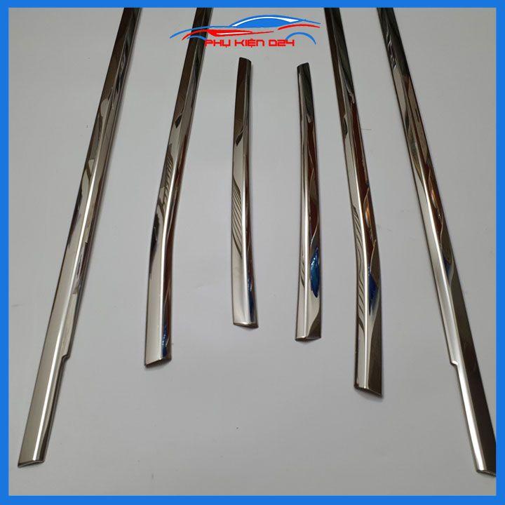 Bộ nẹp viền chân kính inox Tucson 2022-2023 Mẫu 6 Chi Tiết