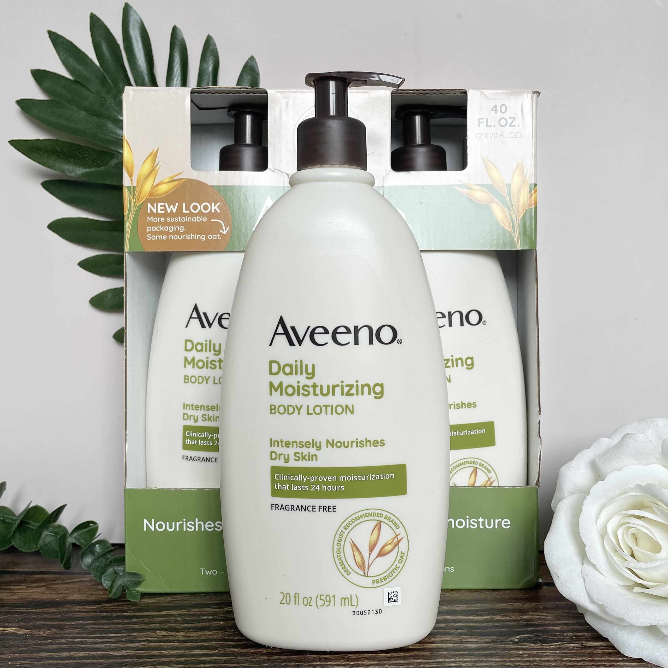 Sữa dưỡng thể Aveeno Daily Moisturizing Lotion Nourishes Dry Skin Fragrance Free 591m