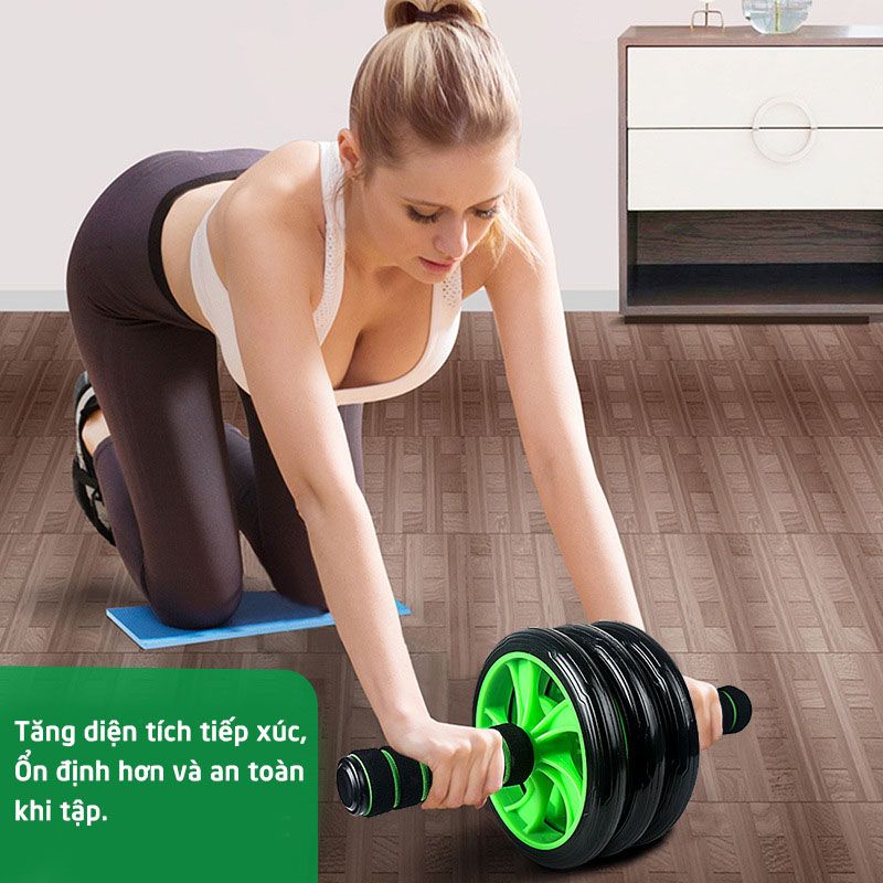 Con lăn tập bụng, tập gym Sportslink SK059 ( 3 bánh xe AB Wheel )