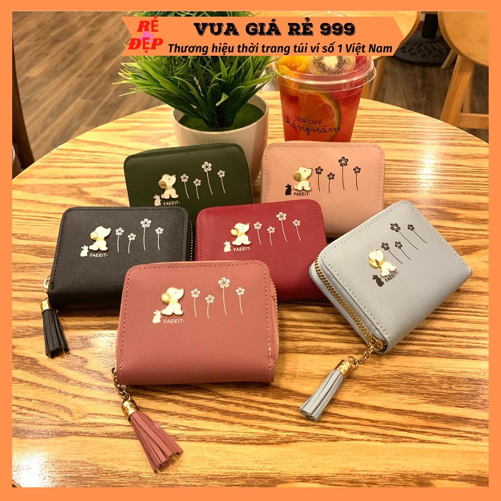 Ví nữ đẹp giá rẻ ngắn cầm tay mini nhỏ gọn dễ thương cute nhiều ngăn bỏ túi thời trang cao cấp VN72