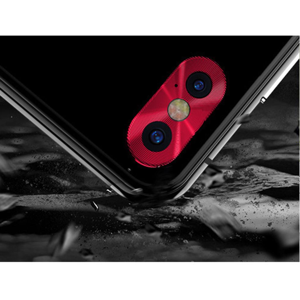 Metal Phone Camera Lens Protector Full Coverage Ring for iPhone X