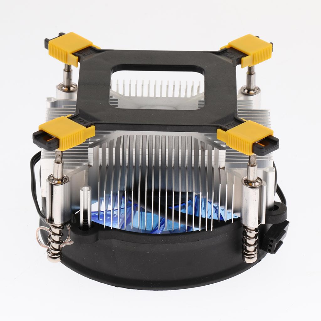 CPU Cooler 12cm Cooler with Cooled Fan for LGA 775/1150/1151/1155/1156 Blue