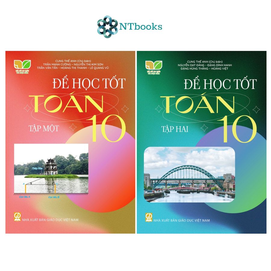 Sách Để Học Tốt Toán Lớp 10 Tập 1 + Tập 2