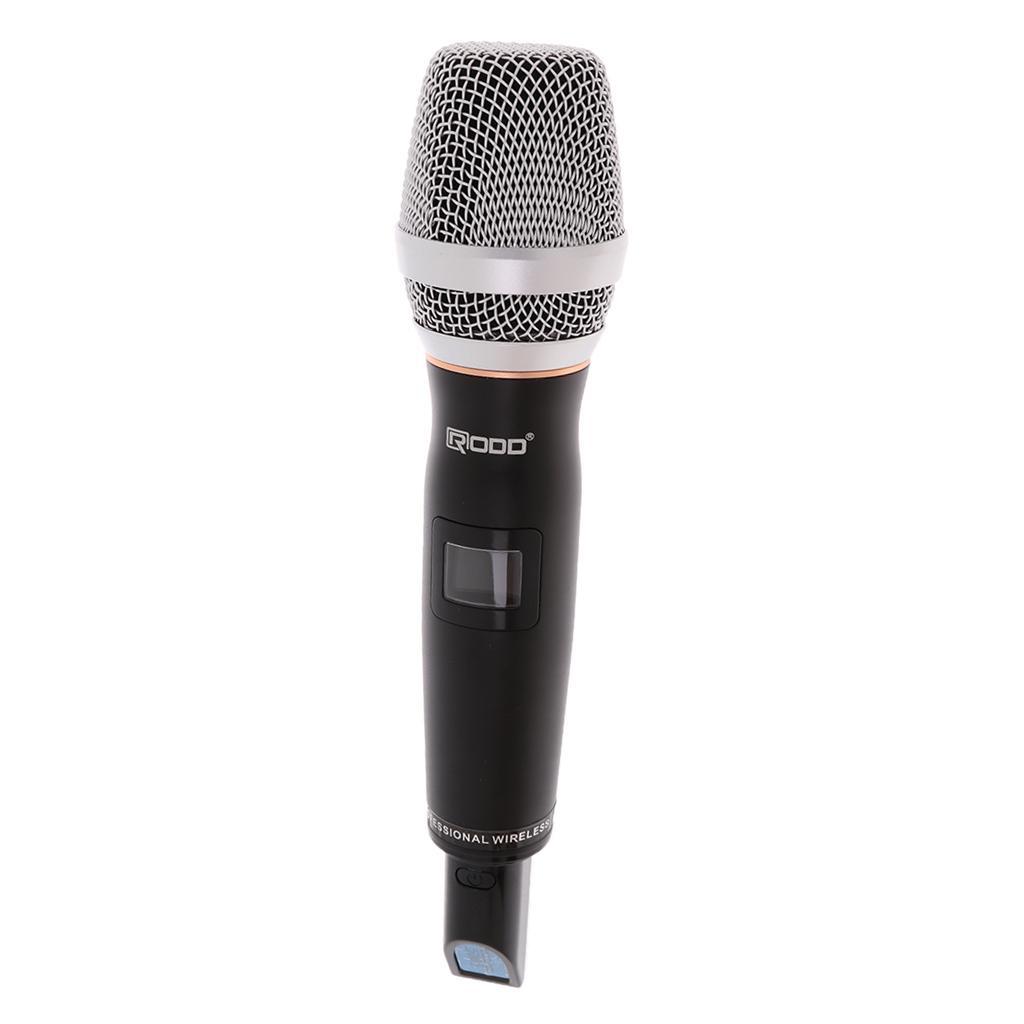 1 Set Handheld UHF Wireless Microphone Mic for Family Karaoke Meeting Party Accessory