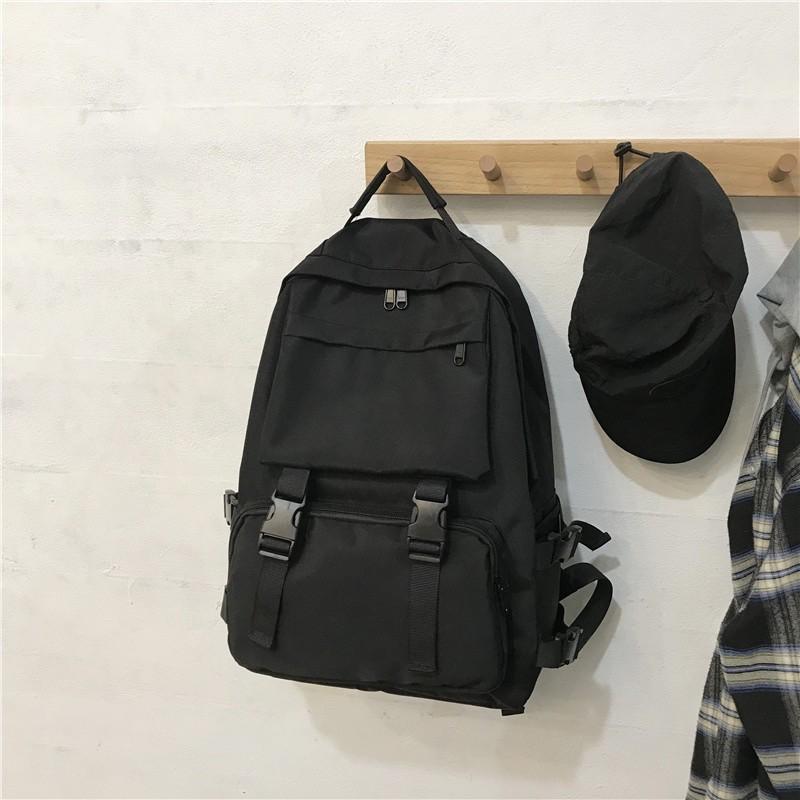 Balo Ulzzang Basic chống nước siêu dày, balo đi học basic 607ULZ