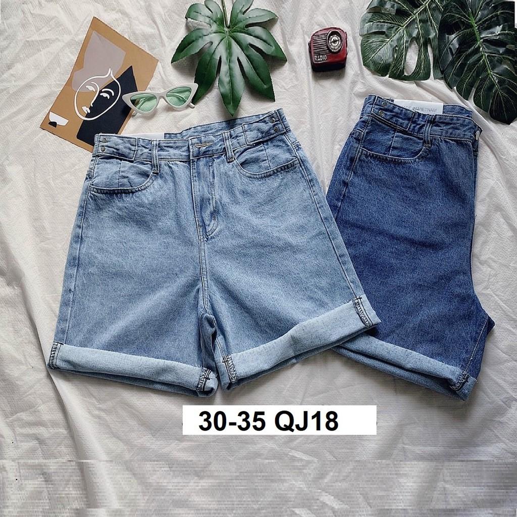 Quần jean ngố nữ bigsize chất form VNXK QJ18