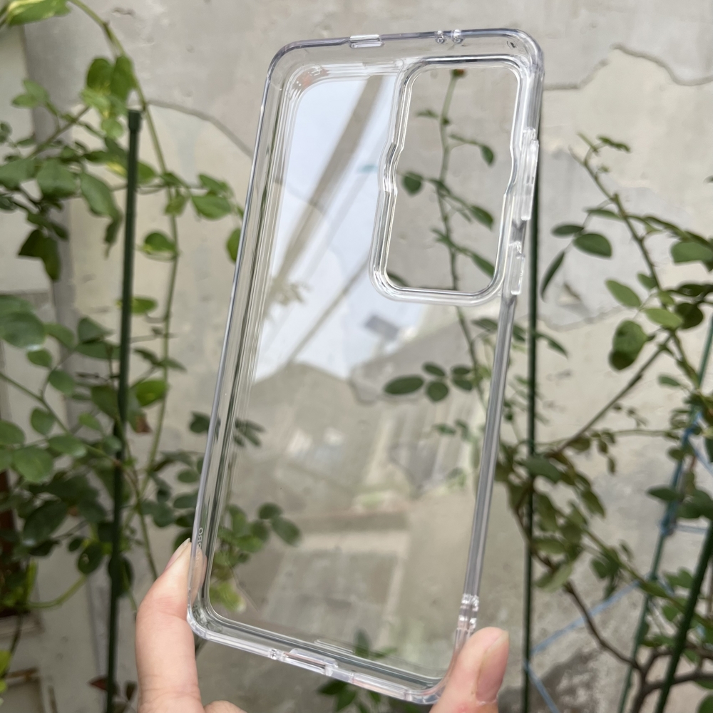 Ốp lưng dành cho Huawei P60 Pro - P60 viền dẻo lưng giả kính