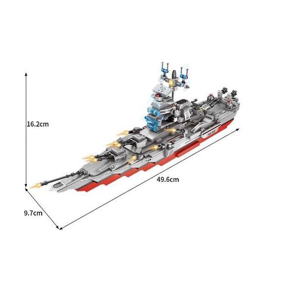 Bộ Đồ Chơi Lắp Ráp Tàu Chiến – 1136 CHI TIẾT ( 8 IN 2 )