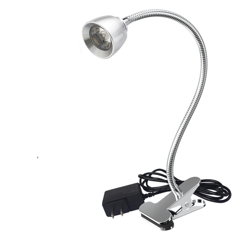 Đèn đọc sách kẹp đầu giường LED COB chiếu rọi 5W, Tích hợp đèn ngủ, Đèn rọi trang trí soi tranh