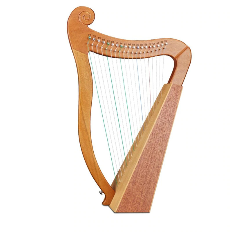 Đàn Hạc (Đàn Lyre - Mini Harp) 19 Dây Chính Hãng TSUKI010 - Tặng Kèm Đàn Kalimba 17 phím nguyên khối