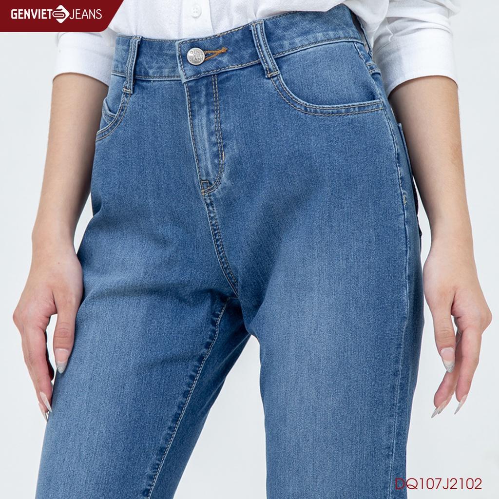 Quần Dài Jeans Nữ GENVIET DQ107J2102