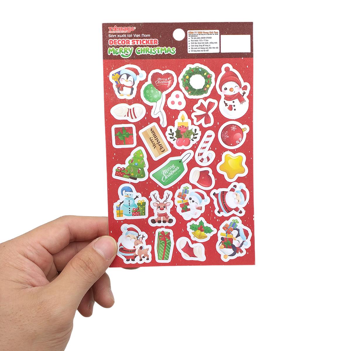 Sticker Kim Tuyến Merry Christmas - Teenage KT-02
