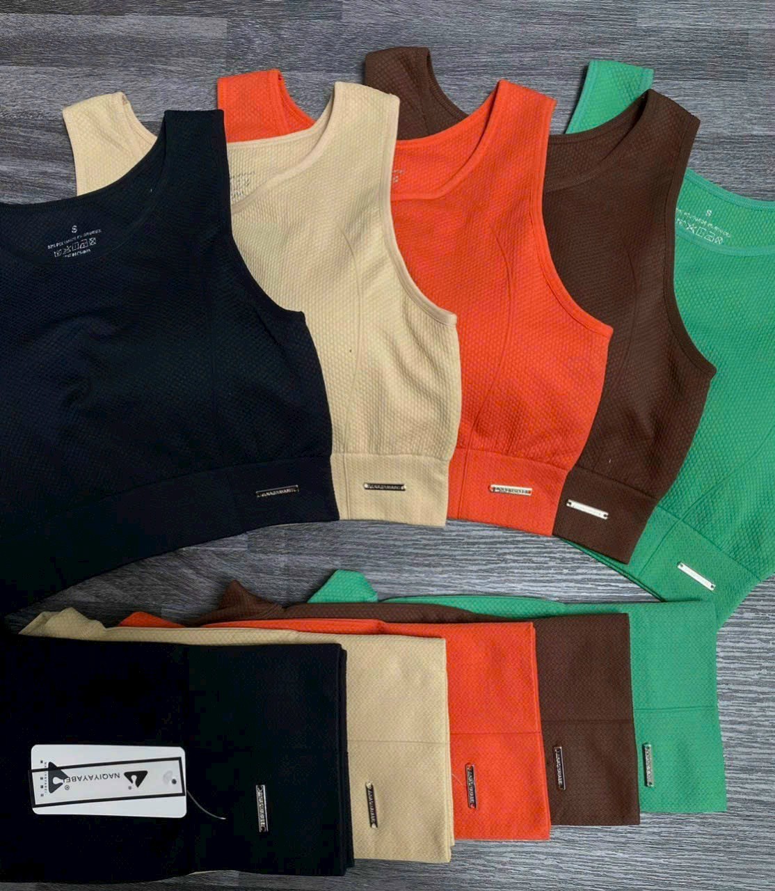 Đồ Tập Yoga Gym Nữ Dệt Kim Có Đệm Chống Sốc Ngực