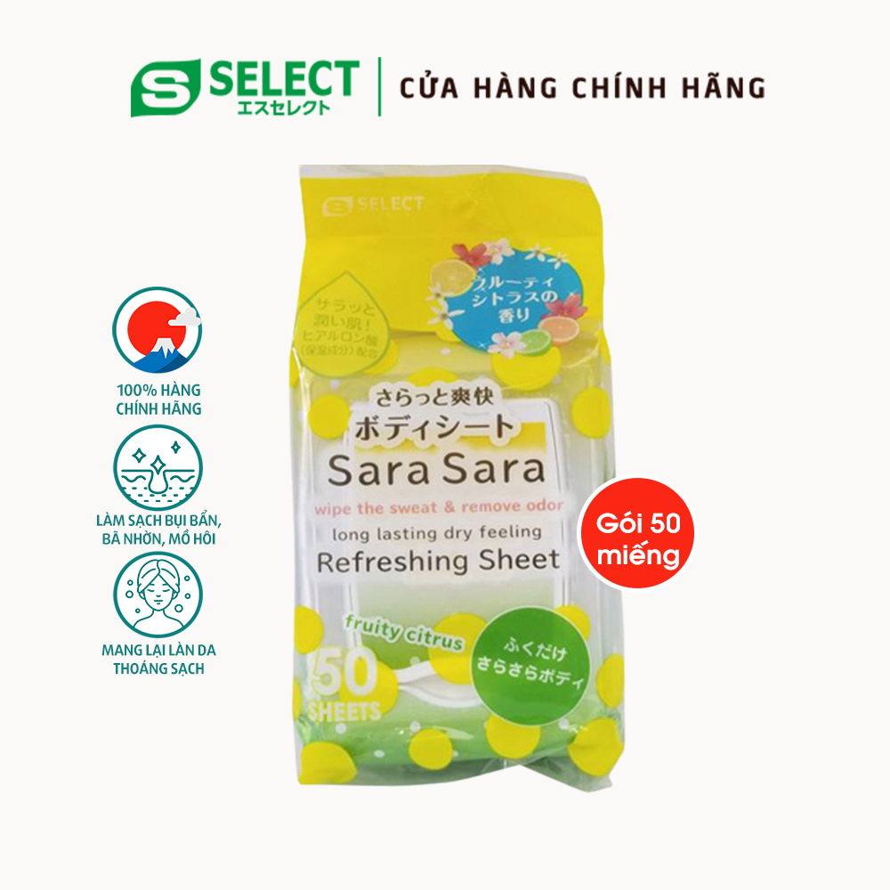 Hình ảnh KHĂN ƯỚT DƯỠNG ẨM SARA S SELECT (HƯƠNG TRÁI CÂY)