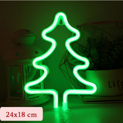 Đèn LED Neon trang trí phòng ngủ, quán dùng pin + USB