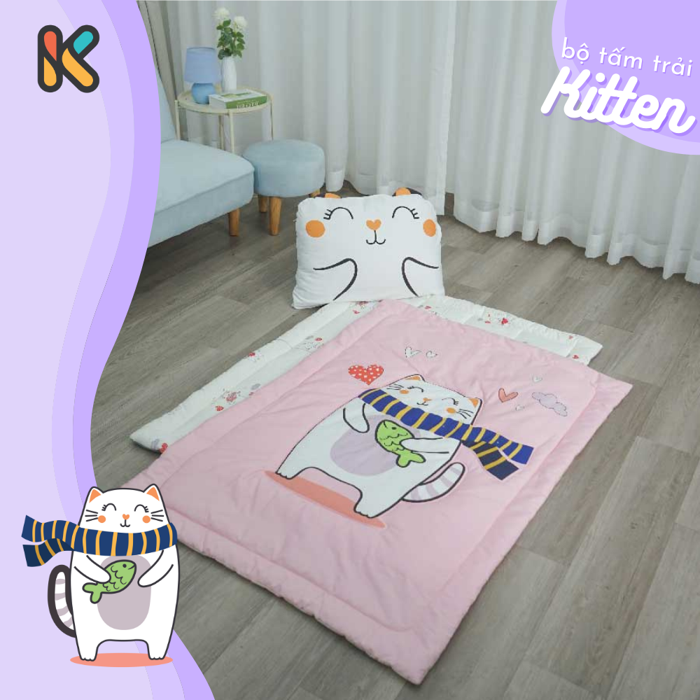 Bộ Trải Em Bé Kitten K-Bedding