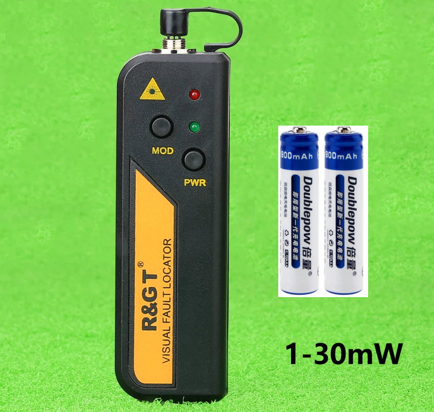 Bút Dò Lỗi Sợi Quang FTTH RGT TM-18 Công Suất 1/10/20/30mW Tia Laser Đỏ Cho Phép Đo Các Khoảng Cách Từ 5-10-20-30KM - Hàng Chính Hãng