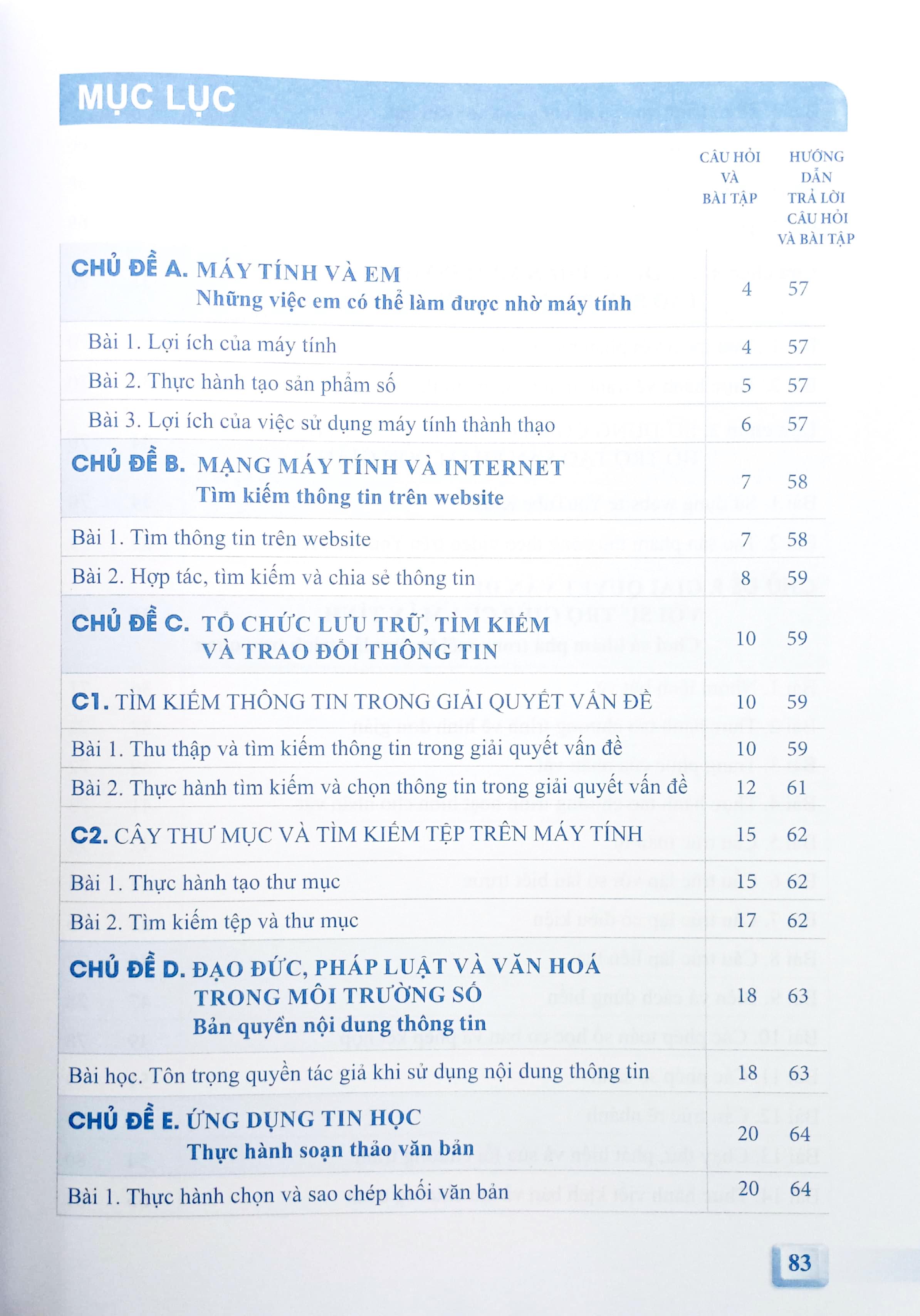 Bài Tập Tin Học 5 (Cánh Diều) (Chuẩn)