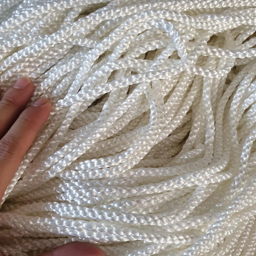 Dây dù se bóng, dây dù chịu lực đường kính 2mm 3mm 4mm 5mm 8mm