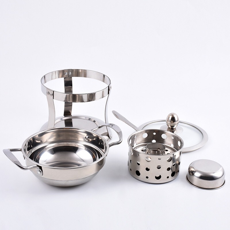 Bộ Bếp Nồi Lẩu 1 Người Đa Năng 2 Trong 1 - 16cm