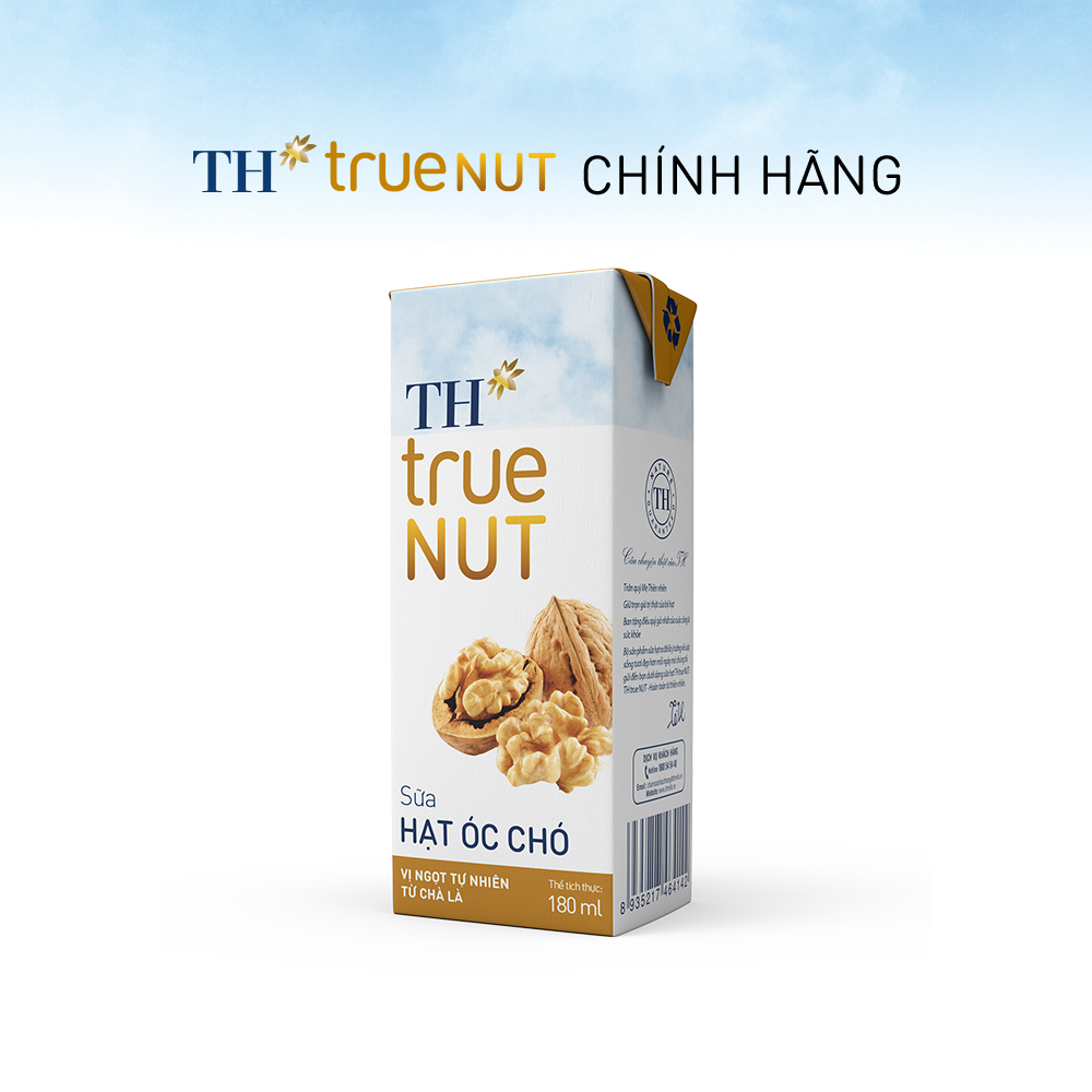 Thùng 48 hộp sữa hạt óc chó TH True Nut 180ml (180ml x 48)