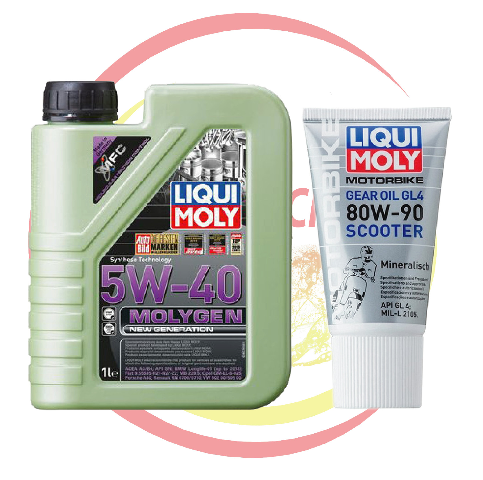 Combo nhớt Liqui Moligen 5W40 1L+ Hộp số liqui 150ML