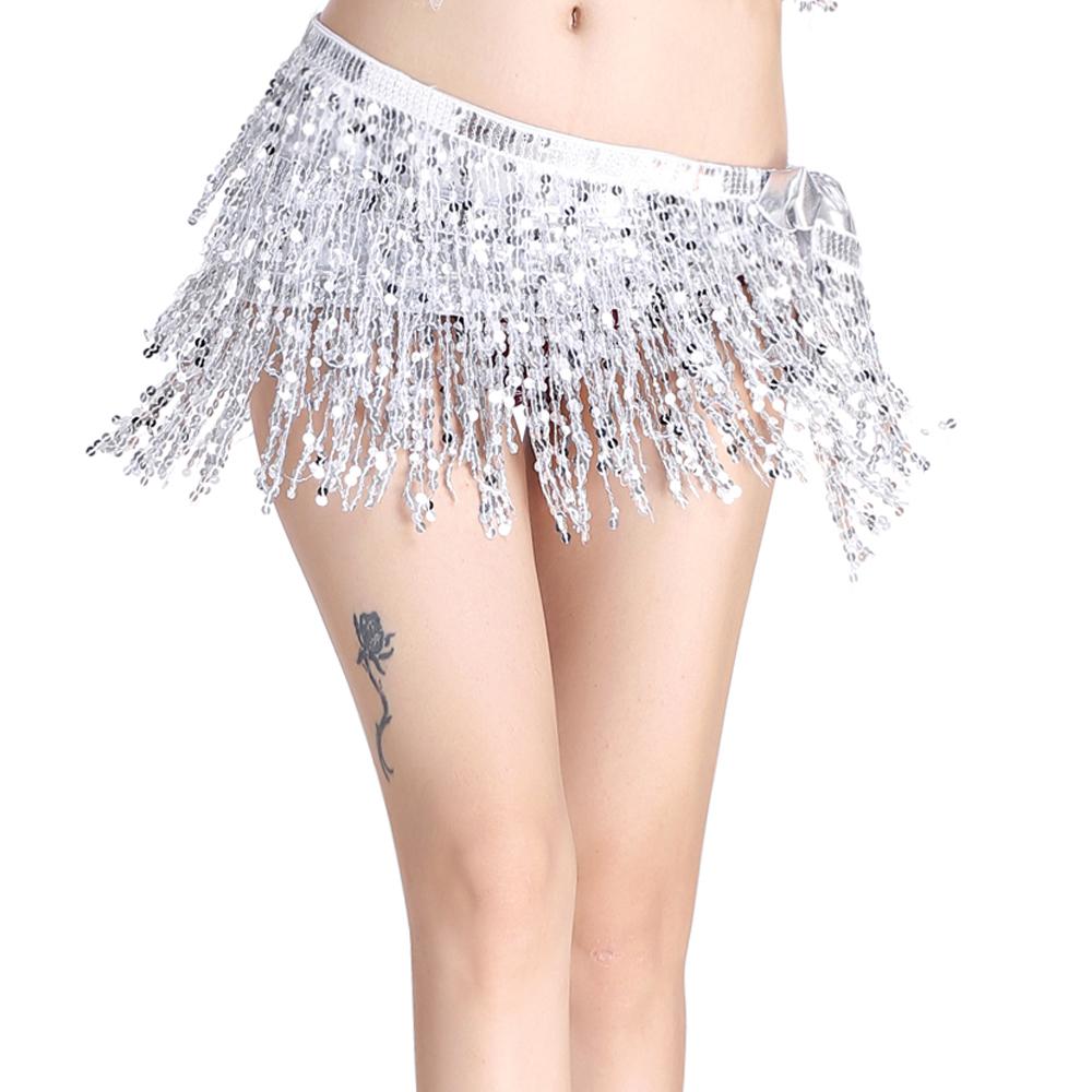 Ladies Fashion Belly Dance Costume Bra Top Hip Scarf Performance Dancewear