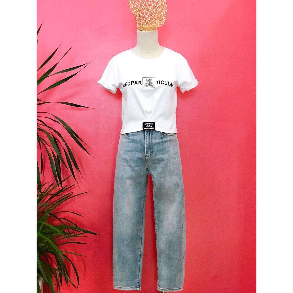 Quần jean baggy cao cấp chất liệu jean dày dặn