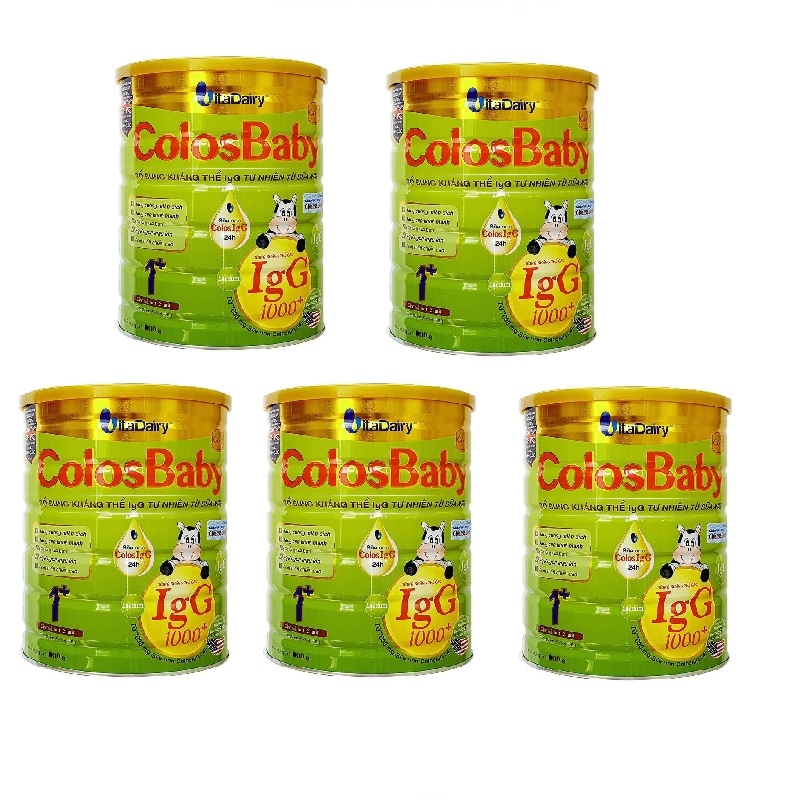 Combo 5 lon Sữa non COLOSBABY GOLD 1+