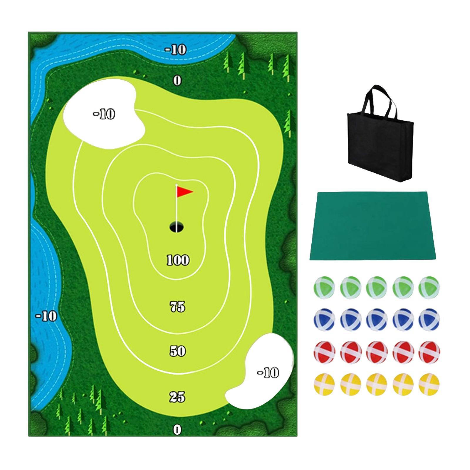 Chipping Golf Game Mat Swing Trainer Training for Home Office Equipment